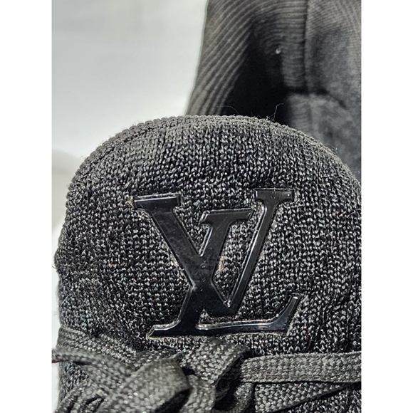 Louis Vuitton Knitted Sneakers Black Size 5 - Picture 7 of 15